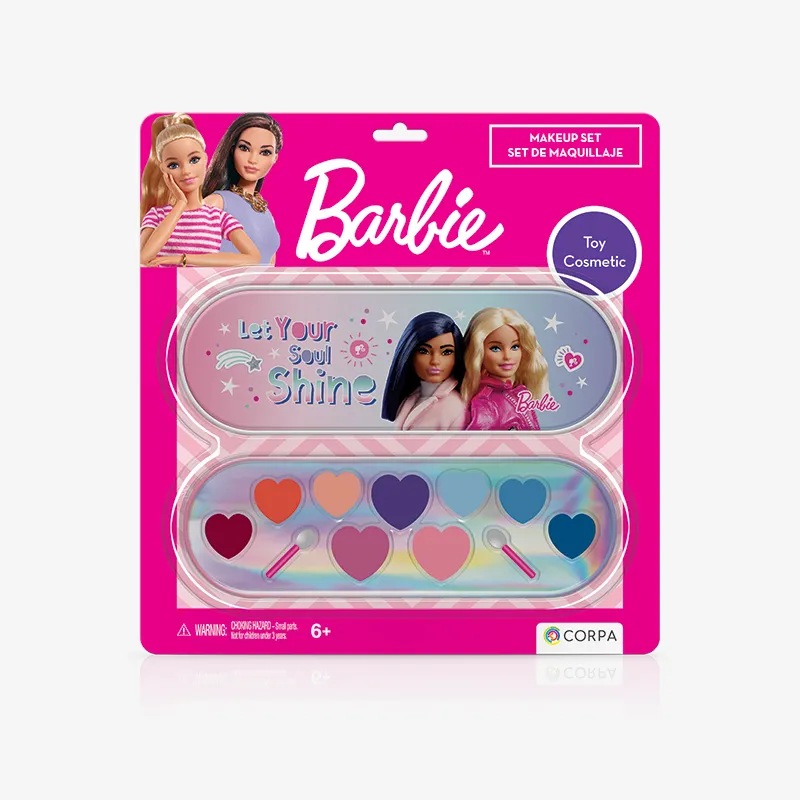 Makeup Set Oval Tin, Barbie