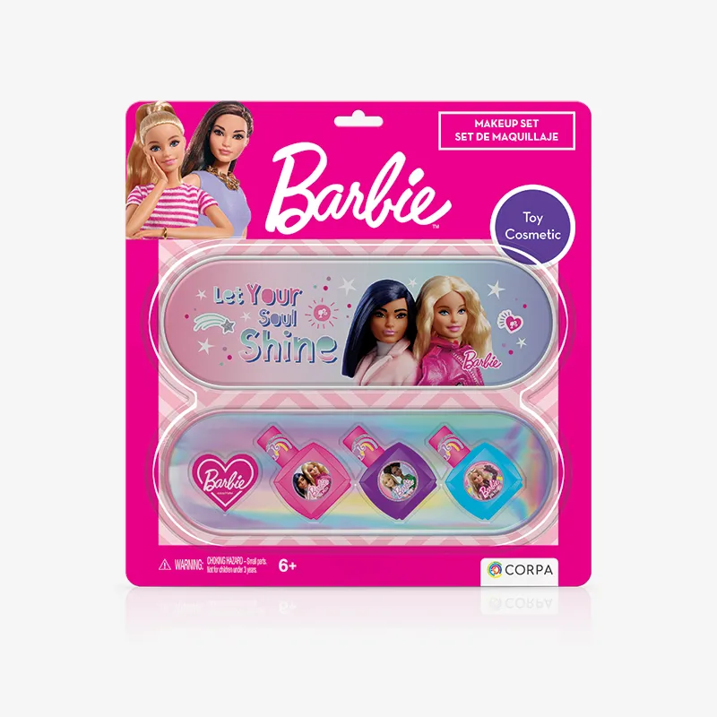 Nail Set Oval Tin, Barbie