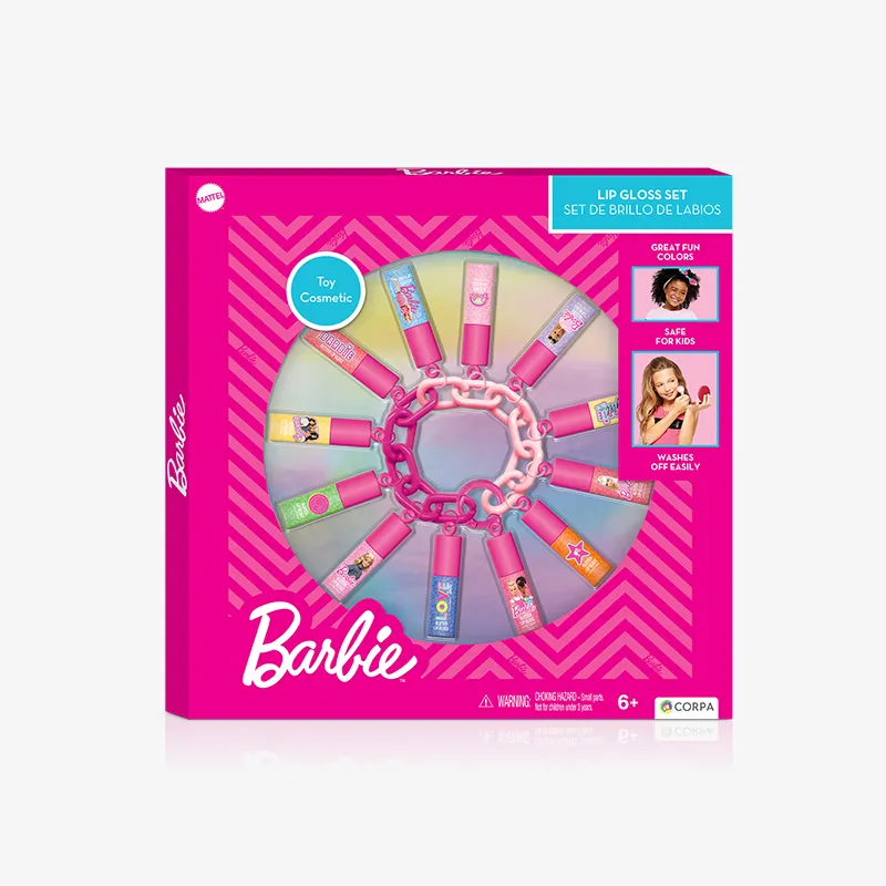 Lip Gloss Set, Barbie