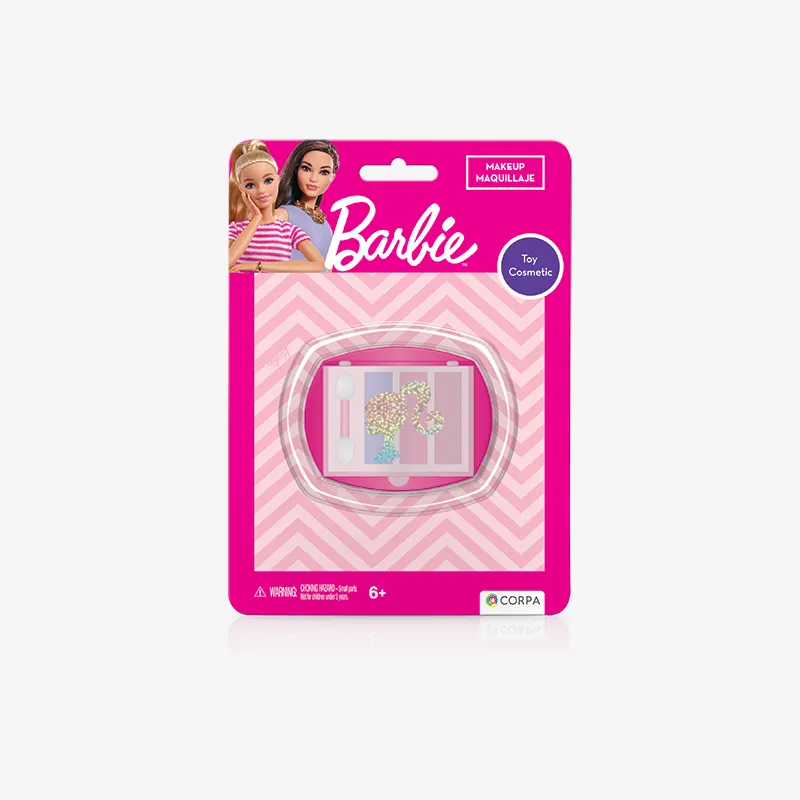Square cosmetic case, Barbie