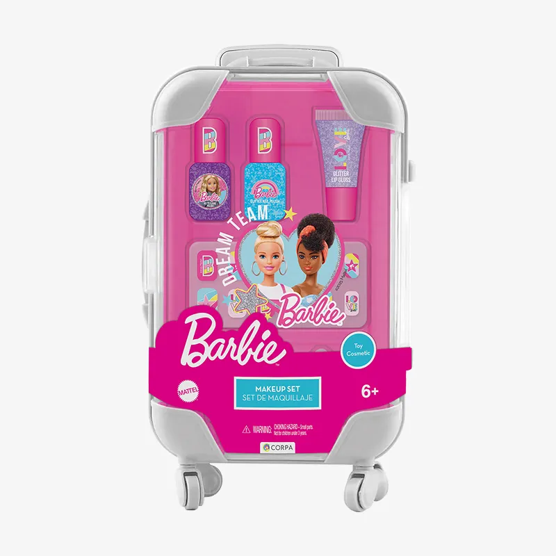 Large Mini Trolley with Makeup, Barbie