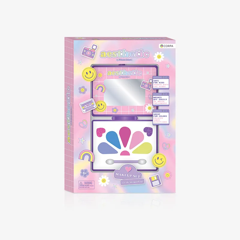 Rectangular Makeup Case (2 Assort.), Aesthetic