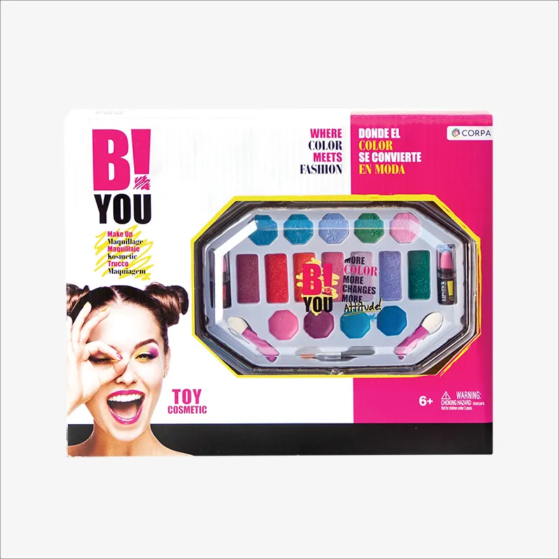 Big Octagonal Cosmetic Case in a box, B!YOU