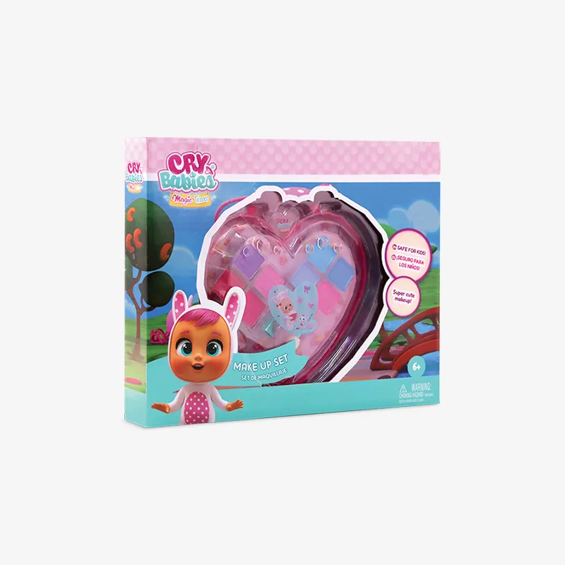Big Heart Cosmetic Case in a box, Cry Babies