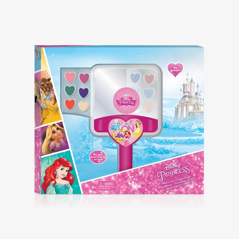 Hand mirror with cosmetics in a box, Disney Princess