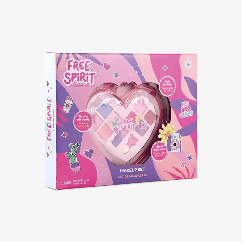 Big Heart Makeup Case, Free Spirit