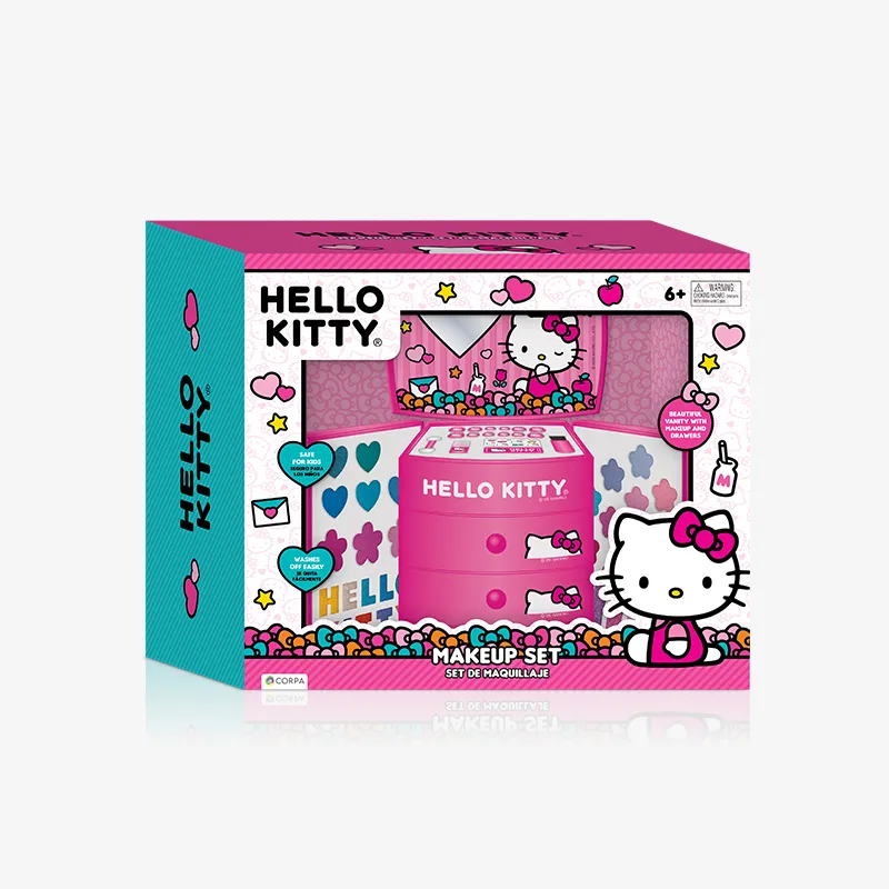 Vanity With Makeup & Drawers, Hello Kitty