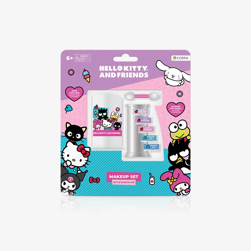 5 Decks Mini Organizer With Makeup, Hello Kitty and Friends