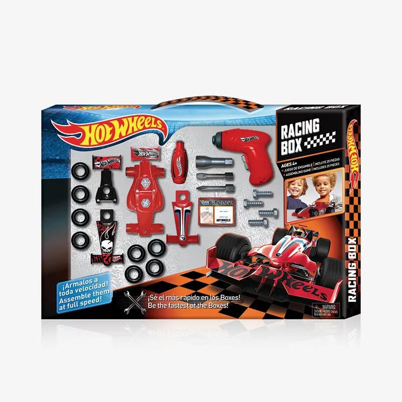 RACING CAR TOOL SET IN A FULL BOX, Hot Wheels