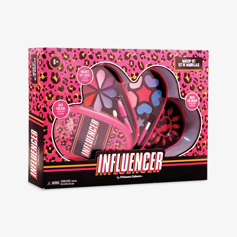 3 Decks Oval Makeup Case, Influencer