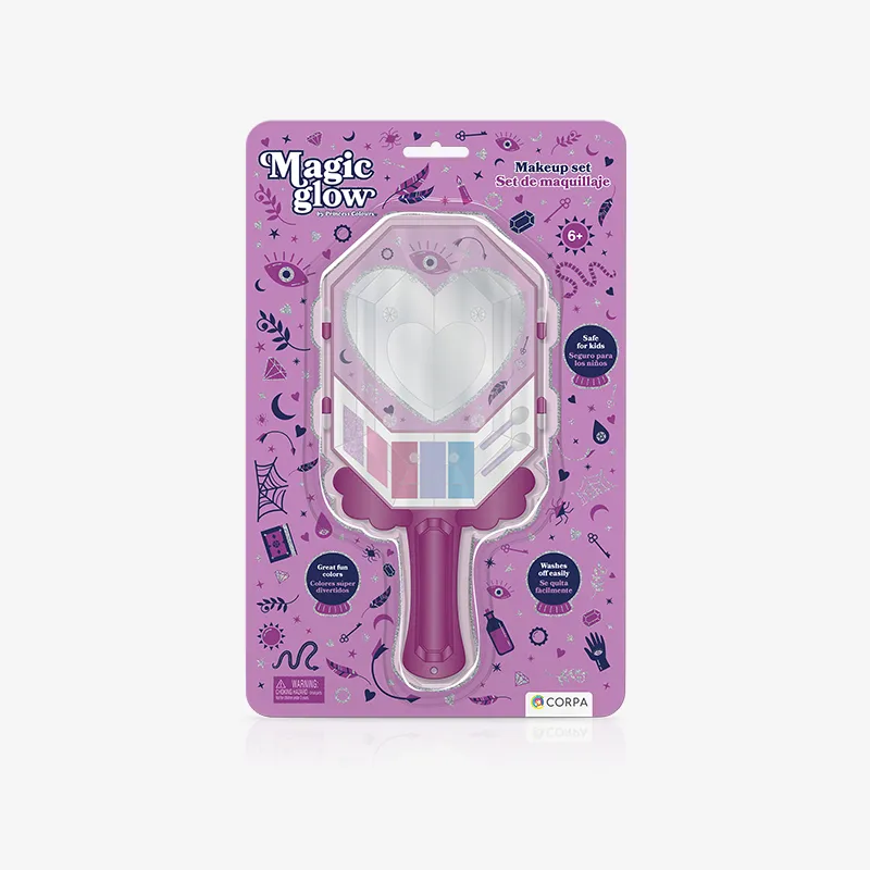 Hand Mirror With Makeup, Magic Glow