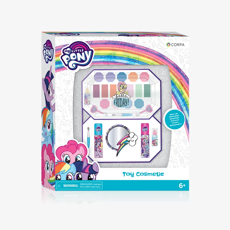 2 Decks Big Octagonal Cosmetic Case, My Little Pony
