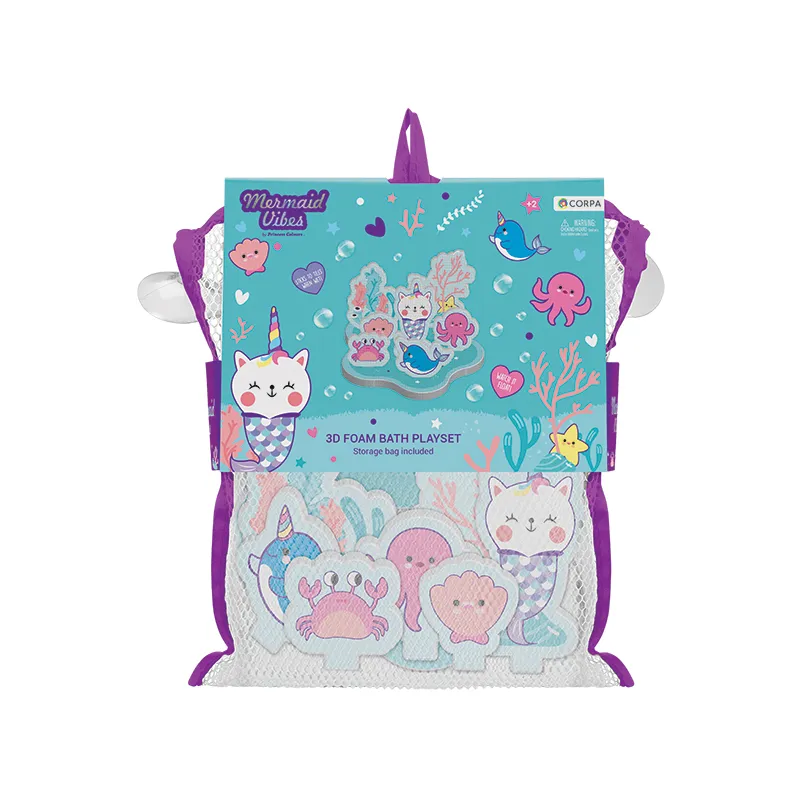 3D Bath Playset, Mermaid Vibes