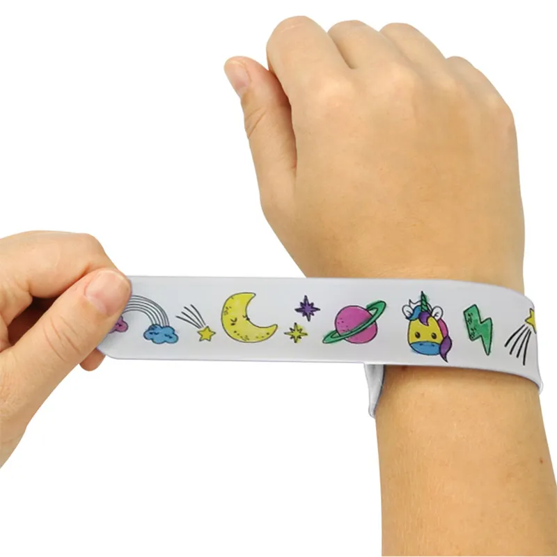 Diy Coloring Slap Band, Photo 3 of 4