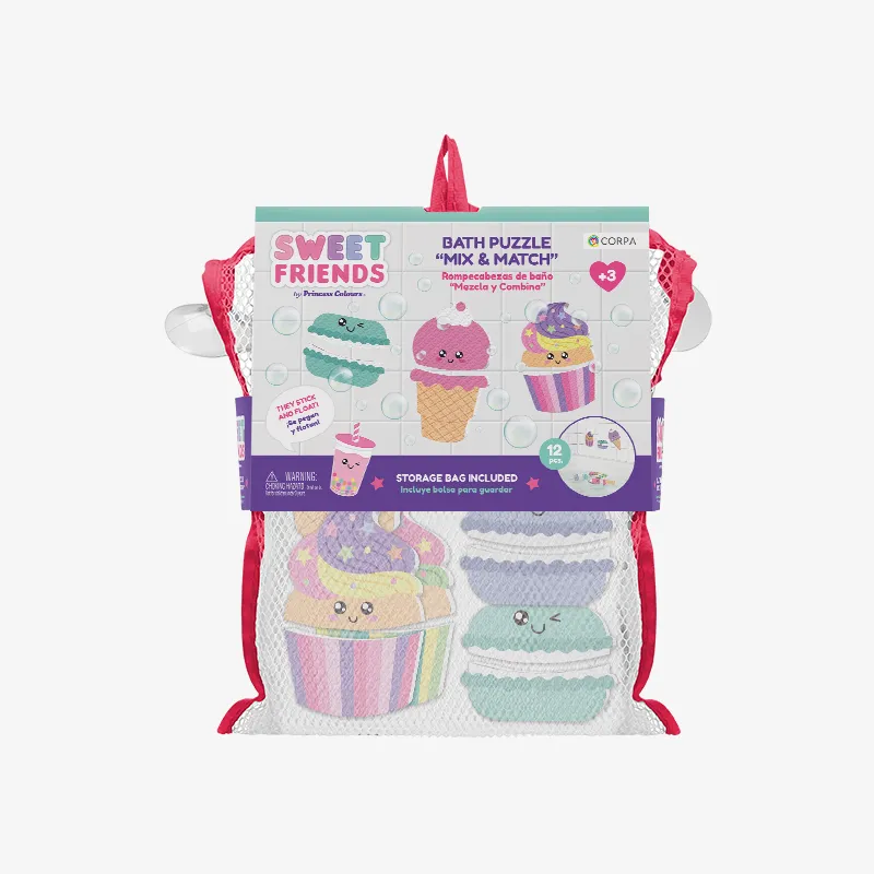 "Mix & Match" Bath Puzzle, Sweet Friends