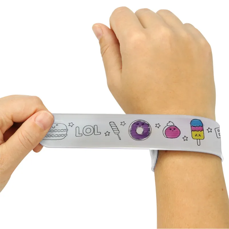 Diy Coloring Slap Band, Photo 3 of 4