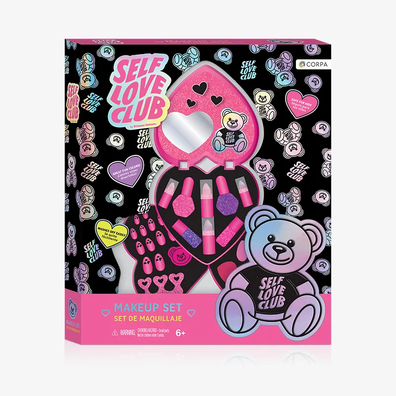 4 Decks Heart Makeup Case, Self Love Club