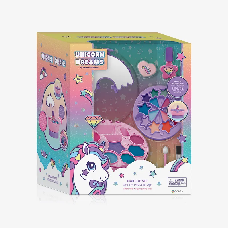 Magical Crystal Ball With Makeup, Unicorn Dreams